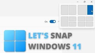 A Brand New Feature In Windows 11 : SNAP WINDOWS | Dynamic tech