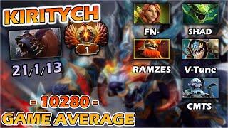 RANK 1 DOTA 2 KIRITYCH URSA GAME PLAY - 10280 AVERAGE RANK