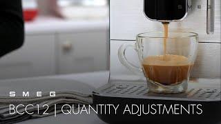 How to Customise the Quantity of Coffee on your Bean to Cup Machine | Smeg BCC02 & BCC12