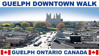 GUELPH ONTARIO CANADA DOWNTOWN WALK