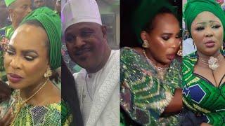 HAAA! SAHEED BALOGUN SHOCKED FATHIA BALOGUN AT HER FATHER BURIAL IN IKORODU,SEE WUNMI OGUNGBE