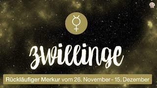 ZWILLINGE ️ "SEI ERFOLGREICH!" - rückläufiger MERKUR NOVEMBER/DEZEMBER 2024 Tarot Kartenlegung