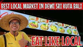 Local food center Dewi Sri Legian Kuta, Local cheap food in Bali