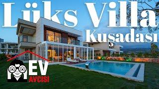 Kuşadası'nın En Lüks Villalarından Biri, Hem Deniz Manzaralı, Hem Merkezde | Kuşadası Satılık Villa