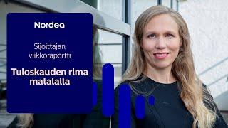 Sijoittajan viikkoraportti: Tuloskauden rima matalalla | Nordea 11.10.2024