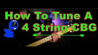 bluesboy jag how to tune a 4 string cigar box guitar #cbg #cbgtuning