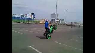 Stunt honda f4i cyrkle gleba Crasch Mareksmx