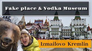 The Izmailovo Kremlin in Moscow. Fairy tale of old Russia & Vodka Museum