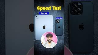 Ultimate Speed Test : iPAD Pro M4 vs iPhone 16 Pro Max! 