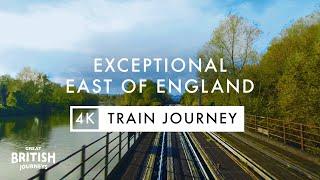 Exceptional East of England Train Journey | Relaxing 4K Drivers View | Norwich – Cromer