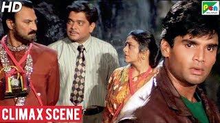 Gopi Kishan - Climax Scene | Popular Hindi Movie | Suniel Shetty, Karisma Kapoor