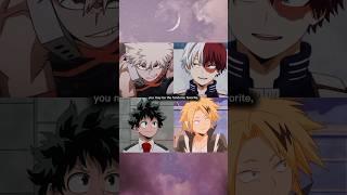 fan favs vs my favs ️ #mha #myheroacademia #bakugo #denki #todoroki #deku #shoto #kaminari #bnha