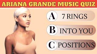 ARIANA GRANDE MUSIC QUIZ | GUESS THE SONG | HARD