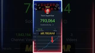 Tech superstar channel live subscriber rising count | #trendingshorts #techsuperstar #shortsfeed