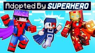 Adopted By SUPERHEROES in Minecraft!