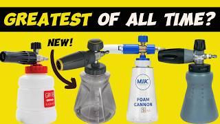 (NEW) Active Foam Cannon Test & Comparison | MJJC Foam Cannon| Griots Foam Cannon | MTM Foam Cannon