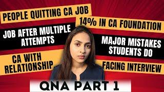 Why people QUIT CA Job? | 14% CA Result | Social life in CA Journey | @TaxmannIndia