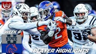 HIGHLIGHTS from Ashton Jeanty's 186 yards & 3 TDs in just ONE HALF vs. Utah State | ESPN College Foo