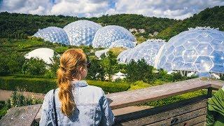 HUGE BUBBLE BIOMES + British Pub Grub! (Eden Project, Cornwall England)