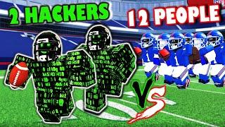 2 SPEED HACKERS VS 12 PLAYERS in NFL Universe Football!