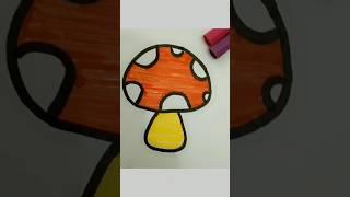 Satisfying mushroom  art #maira'sworld #yourfavourite #amazingfacts #drawing #asmr #satisfying