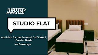 Studio Flat for rent in Greater Noida | Ansal Golf Links 1 | Bachelors | No Brokerage