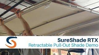 How to Operate SureShade RTX Retractable Pull-out Shade for Boats