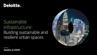 Sustainable infrastructure: Building sustainable and resilient urban spaces