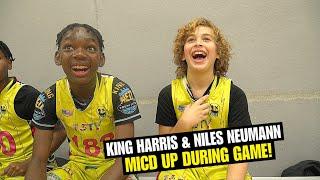 Niles Neumann Mic'd Up With King Harris HILARIOUS Moments at T3TV COMBINE...