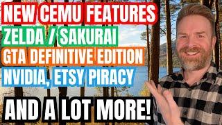 New features for CEMU, Big Zelda Design Flaws get Sakurai talking, Etsy Piracy and more...