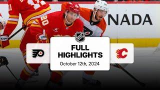 Flyers at Flames | October 12, 2024 | NHL Full Game Highlights