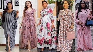 Floral Chiffon Dress Designs | Long Dresses For Ladies | Chiffon Maxi Gown Styles | Ruthy Apparel