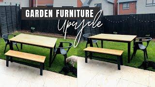 Garden Furniture Transformation | Upcycle Patio Set Makeover On A Budget | Louise Henry