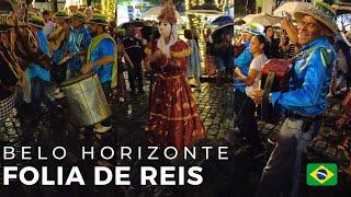 Folia de Reis in Belo Horizonte, Praça da Liberdade, Minas Gerais, Brazil - Reisada