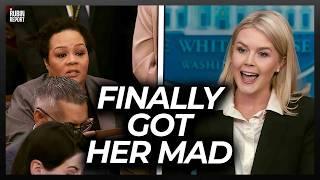 Reporter Goes Silent as Press Sec Fact Checks Her to Her Face