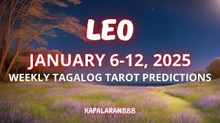 WOW! PERIOD OF RESTORATION! ️ LEO JANUARY 6-12, 2025 WEEKLY TAGALOG TAROT predictions #KAPALARAN888