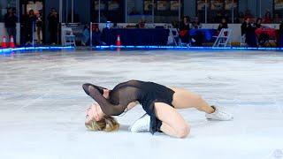 "Vampire" Amber Glenn performs to Olivia Rodrigo at the Patriot Figure Skating Club's 2024 Ice Show