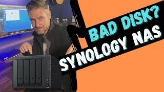 How to Replace a Bad and Failing Hard Drive on a Synology NAS + Disk Health Diagnostics