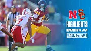 Nebraska at USC | Highlights | Big Ten Football | 11/16/2024