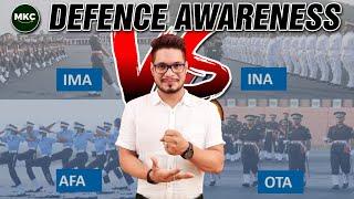 CDS 2024 DEFENCE AWARENESS : IMA vs INA vs AFA vs OTA | Which is Best ? | How to give preference ?