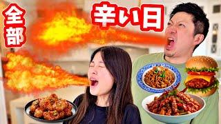 スパイシ～辛いものしか食べちゃいけない1日せいさんは風邪でお休みです