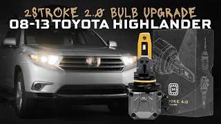 2008-2013 Toyota Highlander LED Bulb Upgrade | Install Morimoto 2Stroke 4.0 LED Headlights!