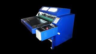 Rotary Sticker Half Cutting Machine with  Double Shaft for Narrow cut, small sticker half cutting