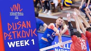 Dusan Petkovic with 20 Points Made vs. France | Volleyball Nations League 2019