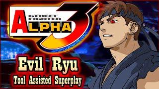 【TAS】STREET FIGHTER ALPHA 3 (PSX) - EVIL RYU 