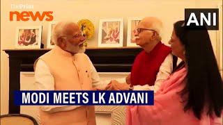 PM Modi meets Bharat Ratna & veteran BJP leader LK Advani