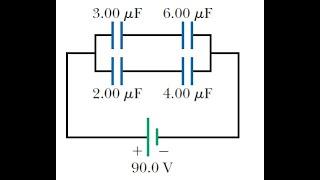 For the system of capacitors shown in figure
