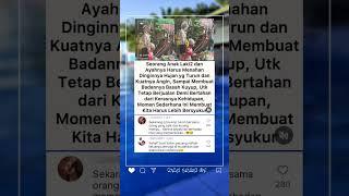 Demi Bertahan Hidup, Ayah & Anak Ini Jualan Saat Hujan Deras  #trendingshorts #viralshorts