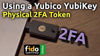 Using a physical Yubico 2FA key to secure your account! (GitHub example)