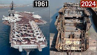 The Dismantling of US Navy’s Aircraft Carrier That Was Sold For a Penny